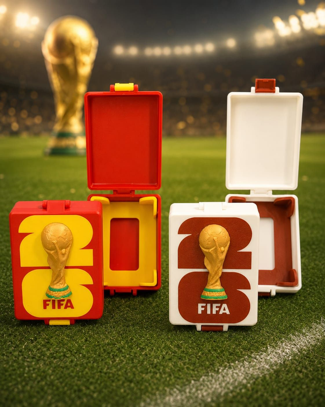 Caja pequeña para cromos y stickers Guanchelab