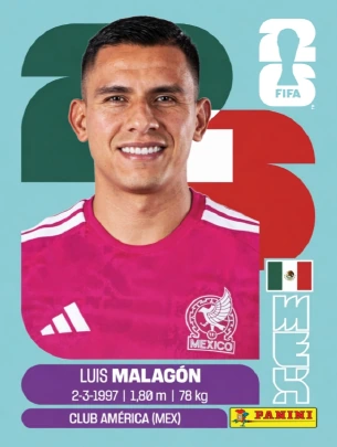 Cromo del Mundial 2026