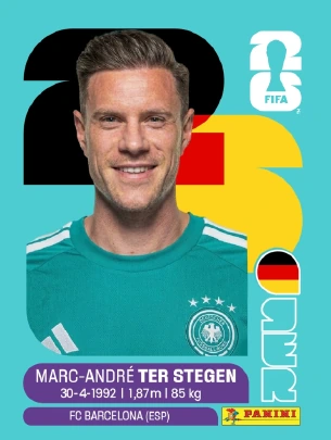 Cromo del Mundial 2026