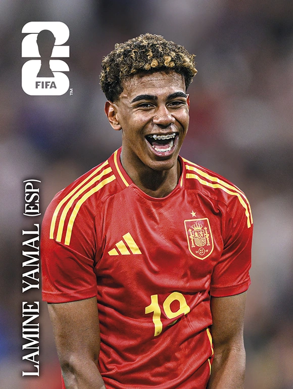Cromo del Mundial 2026